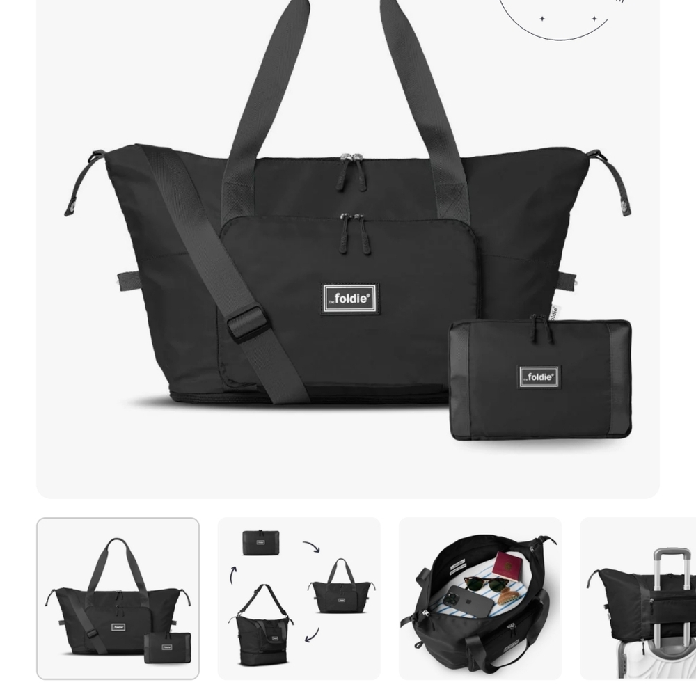 FOLDIE ORIGINAL TRAVEL BAG & CROSSBODY SHOULDER BAG
